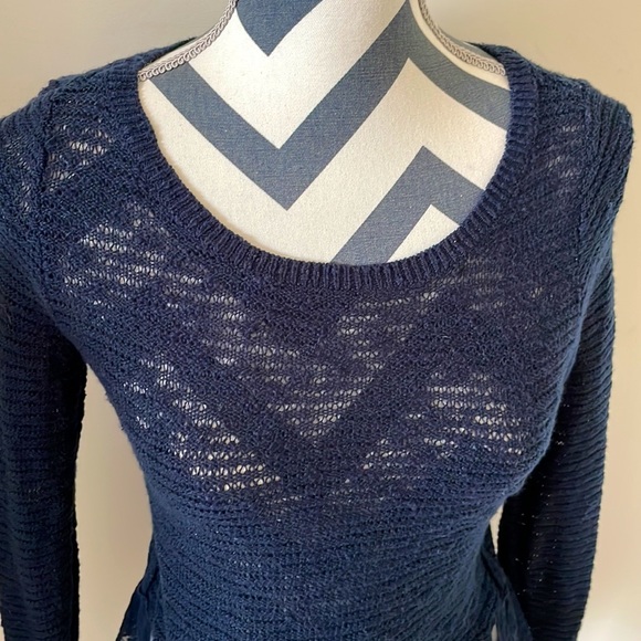 Abercrombie Knit Ruffle Sweater - Picture 3 of 5